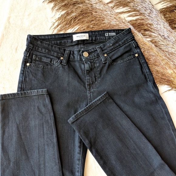 Big Star Straight Cigarette Black Jeans - Picture 2 of 8